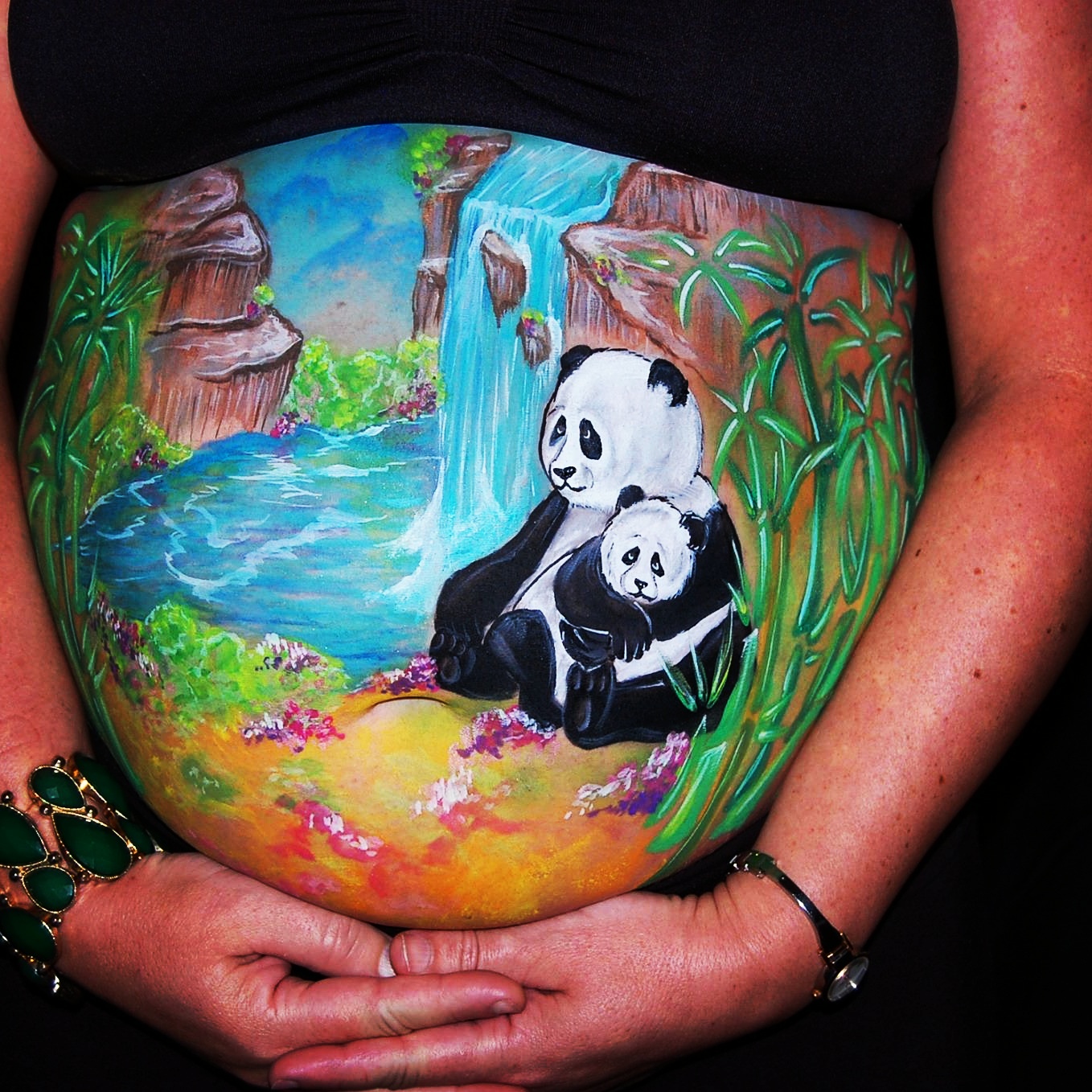 Prenatal Painting Bling It On Parties